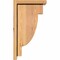 Ekena Millwork Alpine Smooth Corbel w/Backplate, Western Red Cedar, 5 1/2"W x 10"D x 18"H COR06X10X18ALP01SWR - alternate 3
